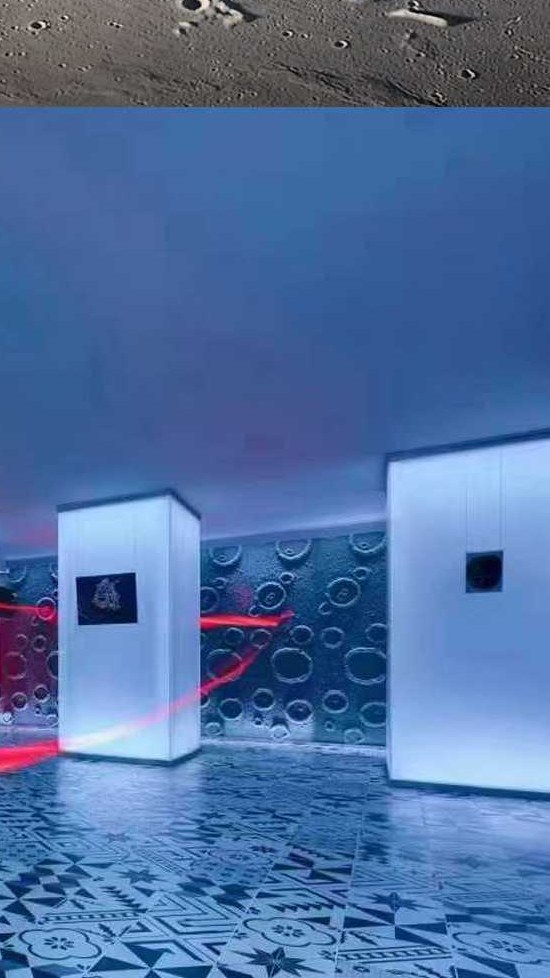 Lunar Stone Panel – HB Large (2400×600)